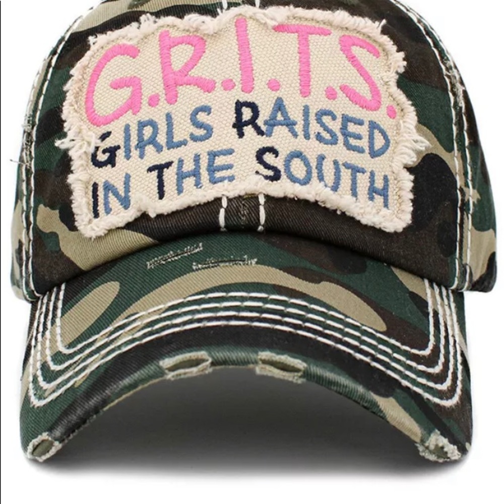 Girls raised in the south baseball cap